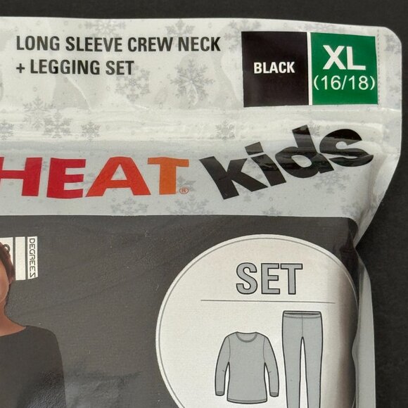 32 Degrees Kids' Black Heat Set - XL (16/18) NWT - Picture 3 of 15